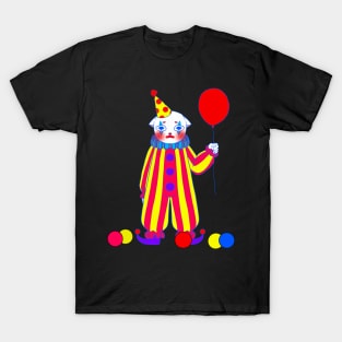 Blue cat clown T-Shirt